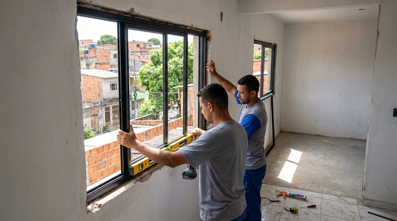 Produção de Portas e Janelas em Pelotas‑RS